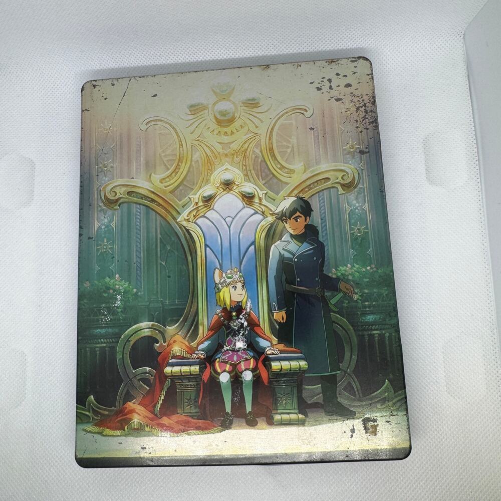 NO GAME Ni No Kuni II 2 Revenant Kingdom Music CD & STEELBOOK ONLY PS4 Dented